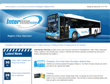 Tablet Screenshot of interlinebus.com.au